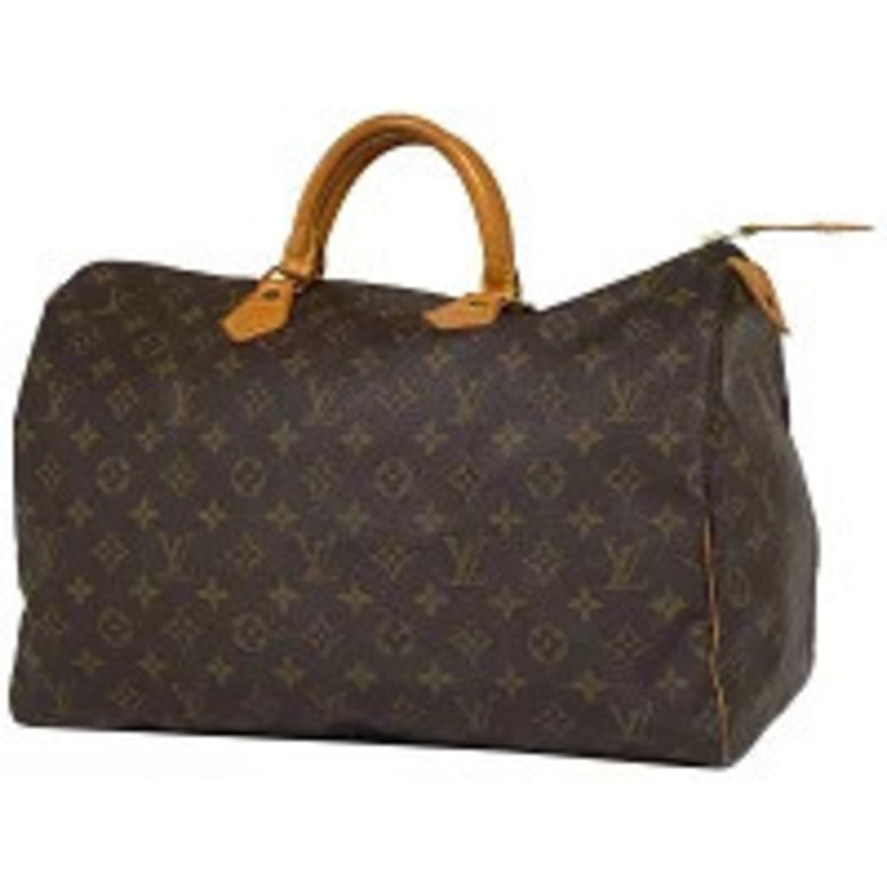 Louis Vuitton Speedy Boston Bag Commuter Handbag Monogram Brown